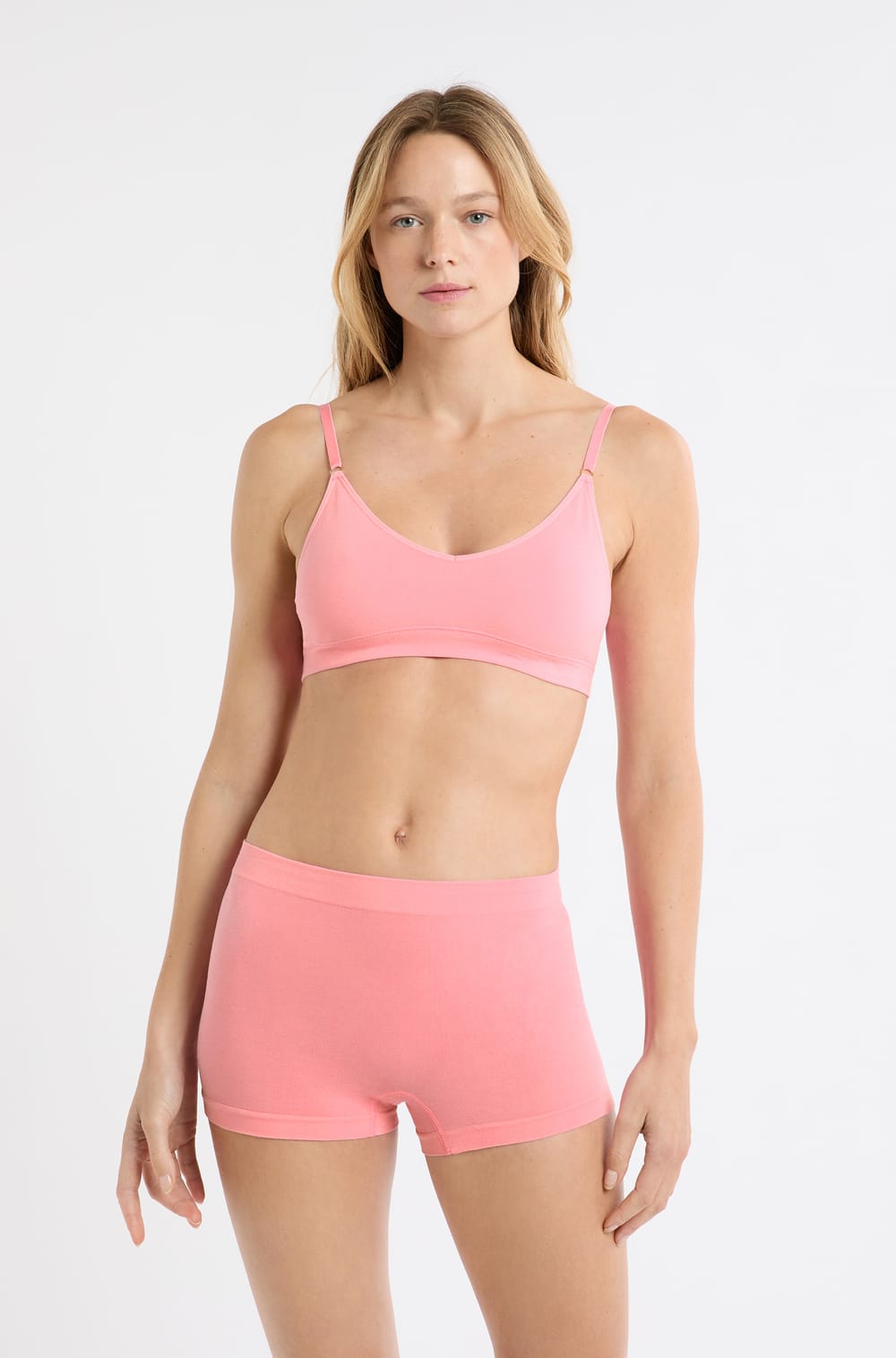 Seamless bra, removable pads RUN ROSE ETAM