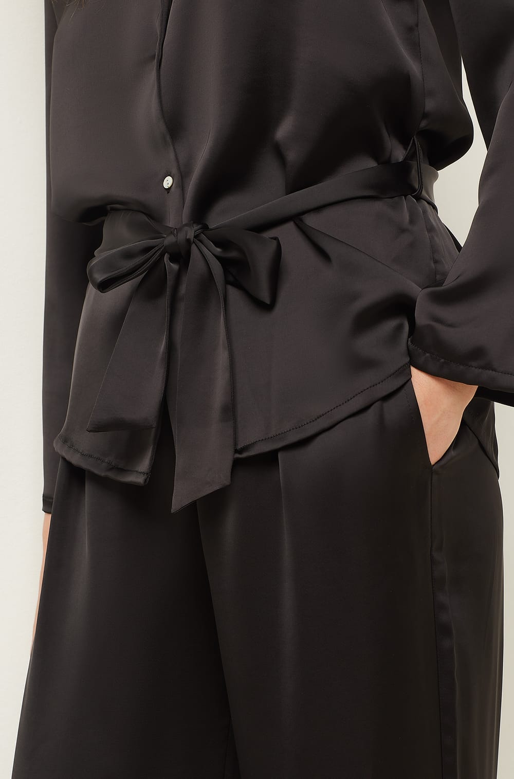 Chemise de pyjama &agrave; nouer;${refinementColor}