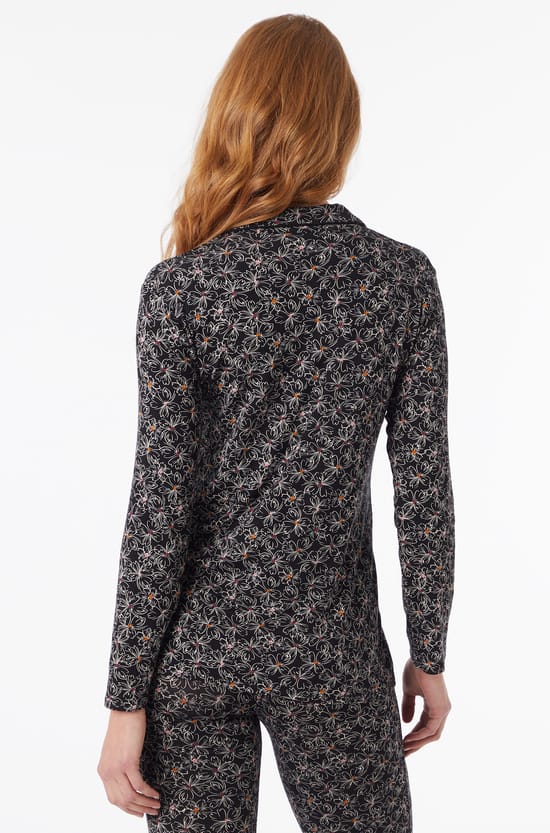 Chemise de pyjama imprim&eacute;e;${refinementColor}