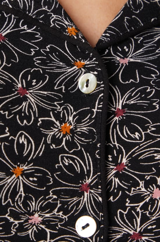 Chemise de pyjama imprim&eacute;e;${refinementColor}