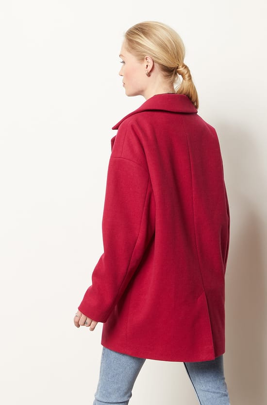 Manteau coupe droite;${refinementColor}