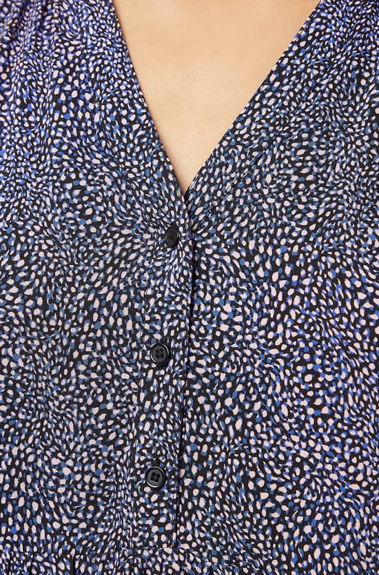 Robe fluide imprim&eacute;e;${refinementColor}