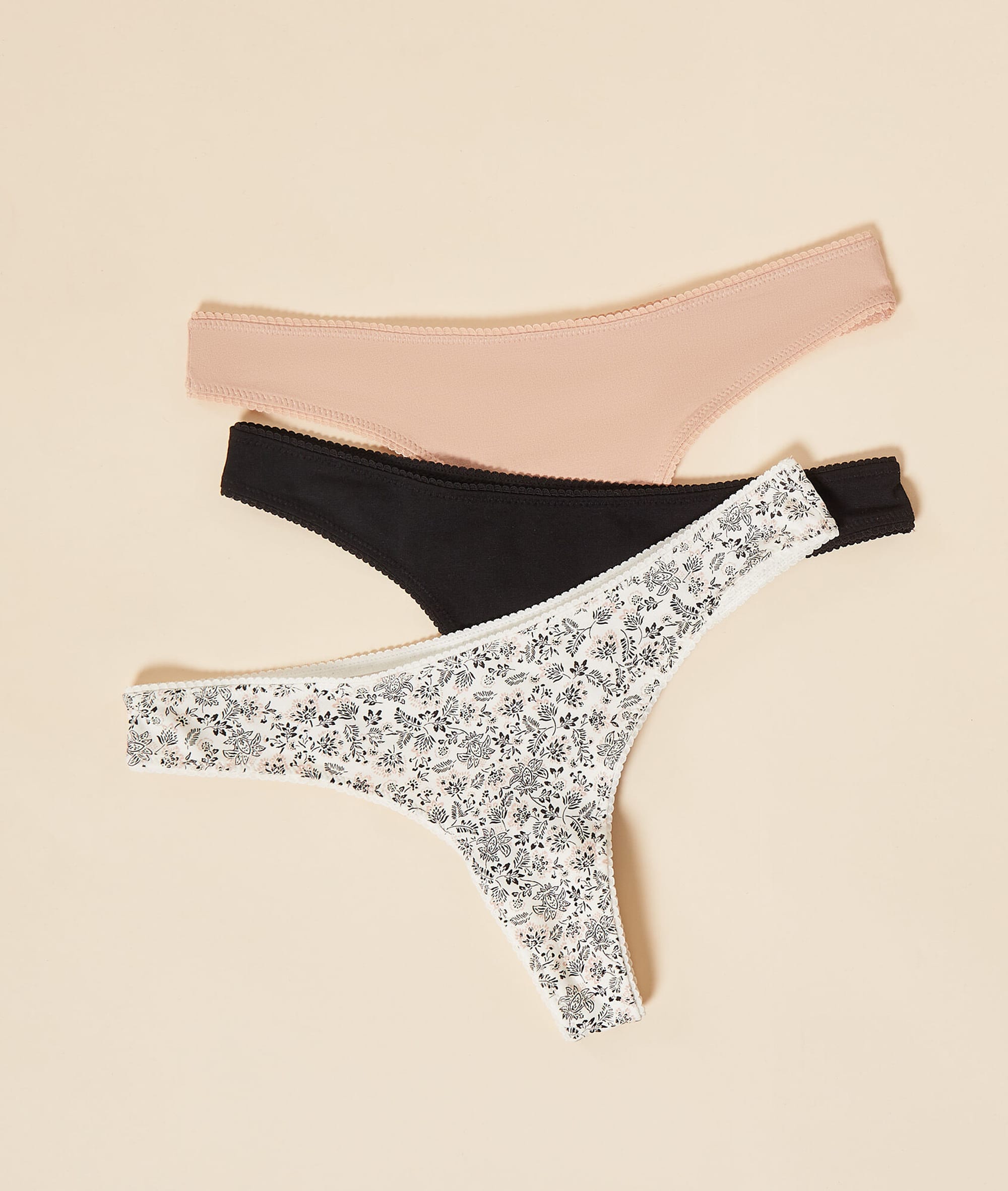 Lot de 3 tangas TONA NOIR ETAM