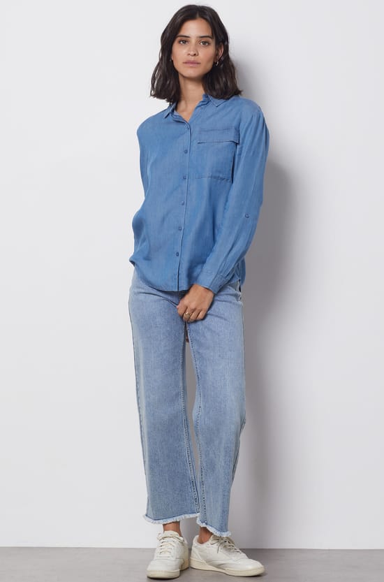 Chemisier manches longues;${refinementColor}