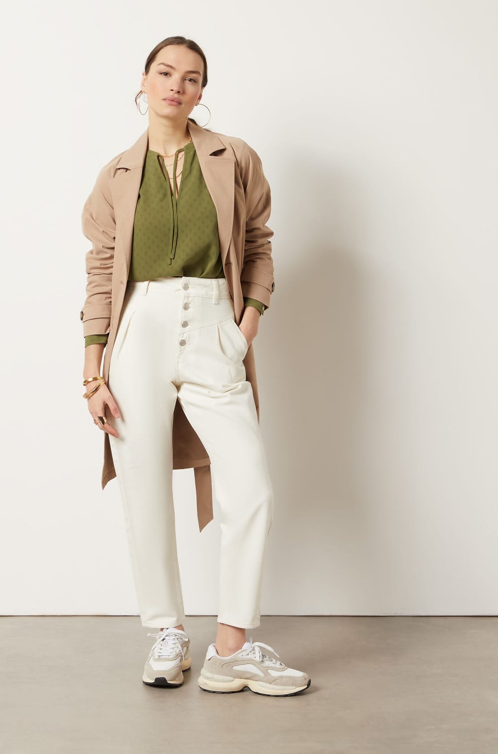 Carrot Cut Jeans DALOON ECRU ETAM