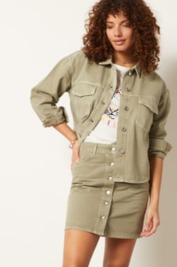 Veste en jean;${refinementColor}