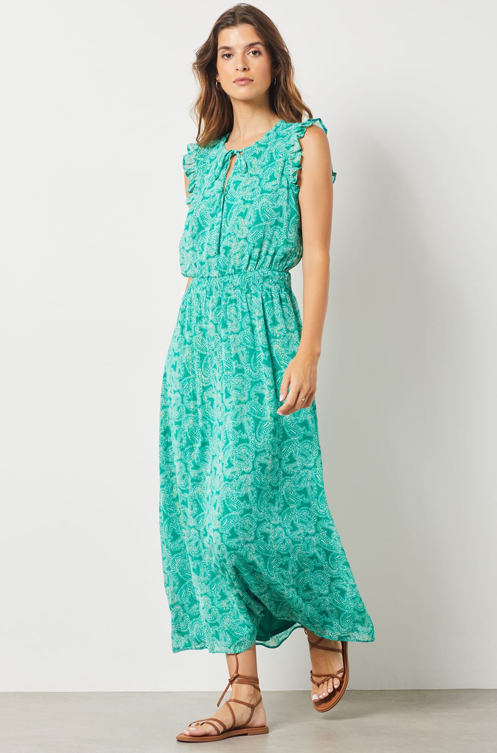 Robe Fille été Imprimé Papillon - Tulle à Volants - Pour Princesse De 3 à 7 Ans