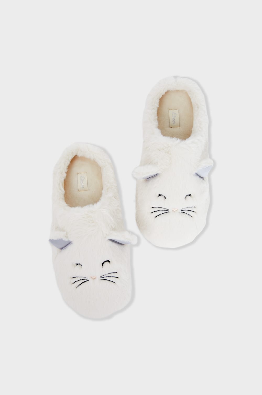 Chaussons mules en fausse fourrure;${refinementColor}