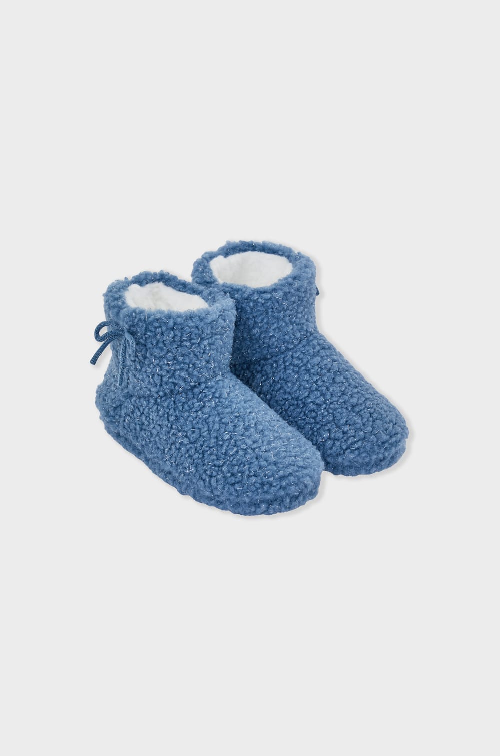 Chaussons bottines en fausse fourrure;${refinementColor}