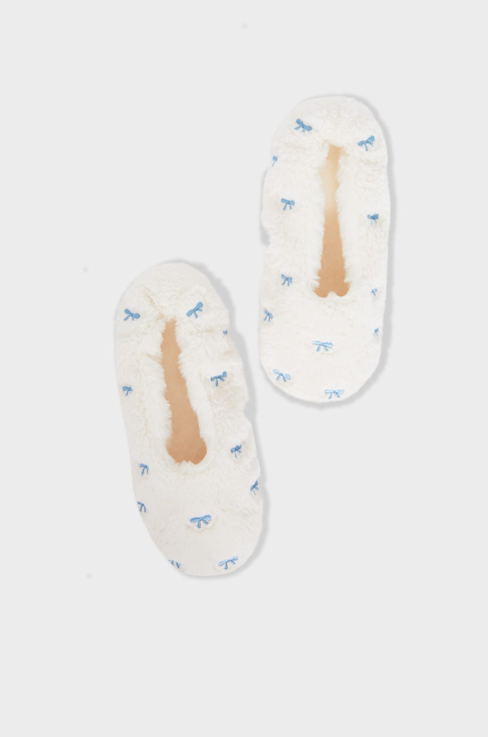 Chaussons à motifs en fausse fourrure;${refinementColor}
