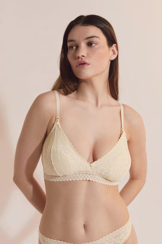 Beha N.8 - De triangel van katoen met borstvoedingsclips en lekpads;${refinementColor}