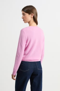 Pull col rond en cachemire;${refinementColor}