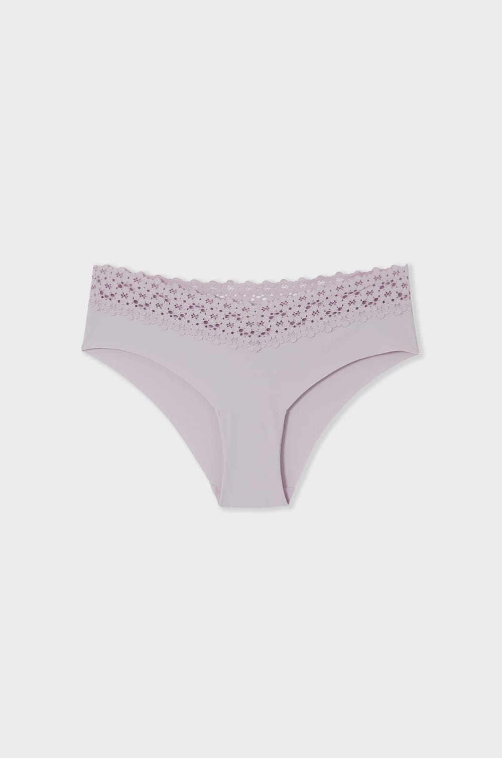 Hipstery V-shape z mikrofibry i koronki;${refinementColor}