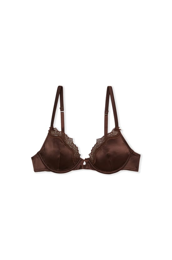 Soutien-gorge sans coques satin&eacute;;${refinementColor}
