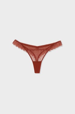 Tanga avec dentelle;${refinementColor}