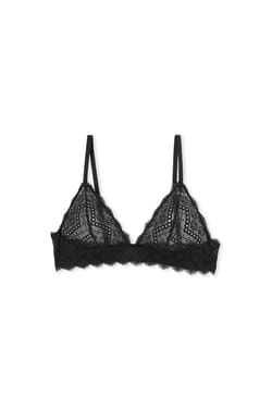 Bra N.8 - The Wireless Triangle in Lace;${refinementColor}