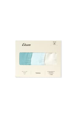 Lot de 3 tangas en coton;${refinementColor}