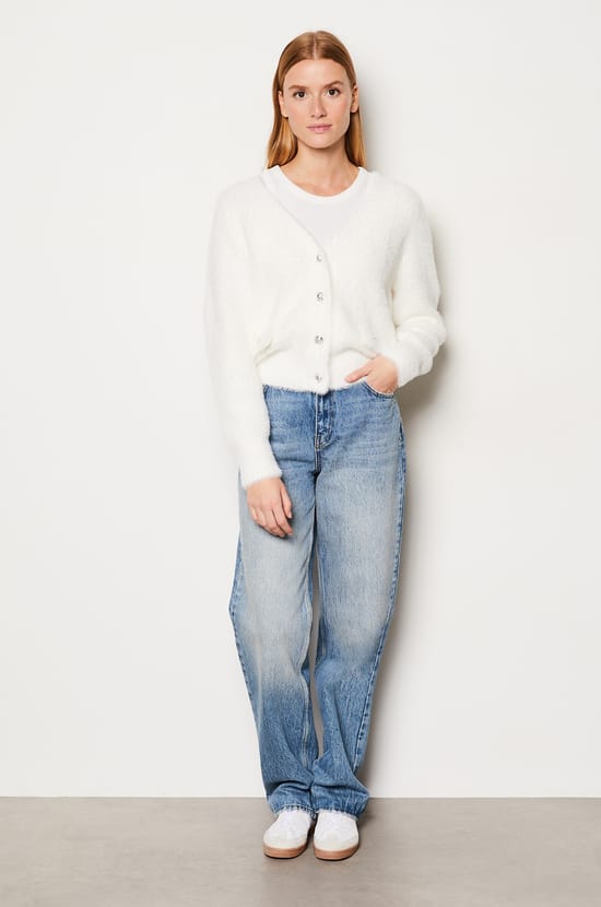 Gilet à boutons pailletés;${refinementColor}