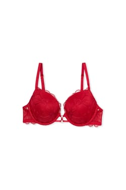 Soutien-gorge N.5 - Le coques fines plongeant avec broderie;${refinementColor}