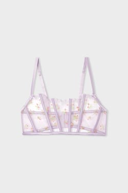 Strapless Bra with Embroidery;${refinementColor}