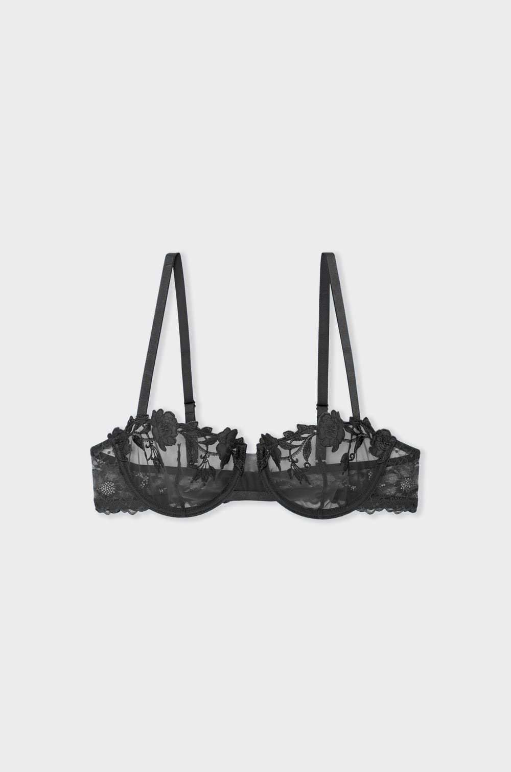 Bra N.9 - Embroidered Balconette;${refinementColor}