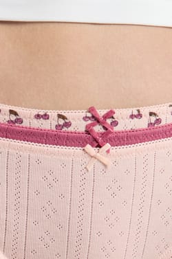 Lot de 3 culottes en coton;${refinementColor}