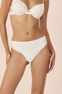 Satin microfibre tanga;${refinementColor}