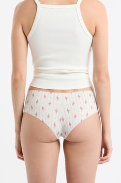 Hipster en microfibre sans couture &agrave; motifs;${refinementColor}