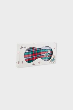 Patterned cotton sleep mask;${refinementColor}