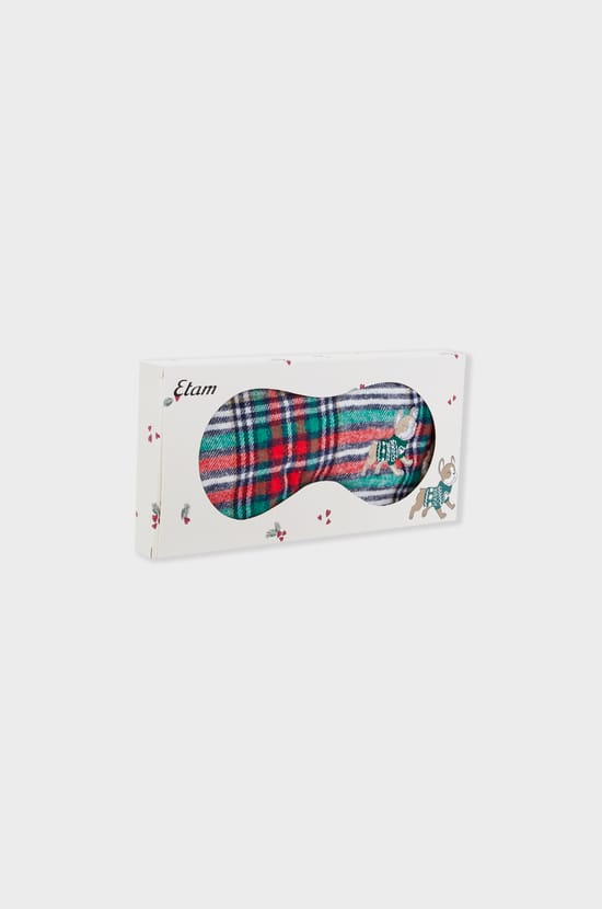 Patterned cotton sleep mask;${refinementColor}