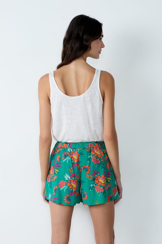 Short de pyjama imprimé;${refinementColor}