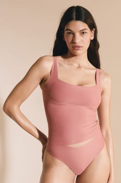 Microfibre Camisole with Removable Pads;${refinementColor}