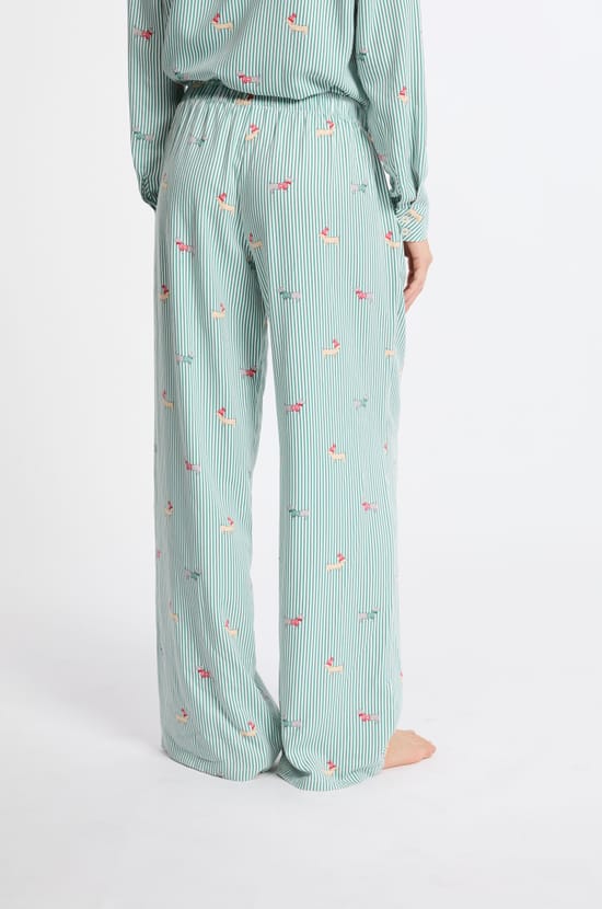 Pantalon de pyjama à motifs;${refinementColor}