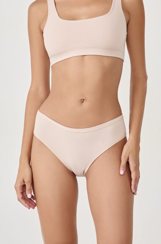 Organic cotton stretch hipster;${refinementColor}