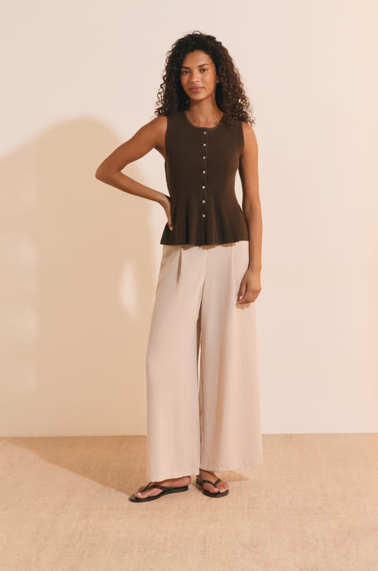 Pantalon fluide large;${refinementColor}