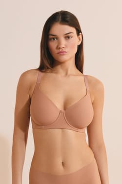 Soutien-gorge corbeille en microfibre;${refinementColor}
