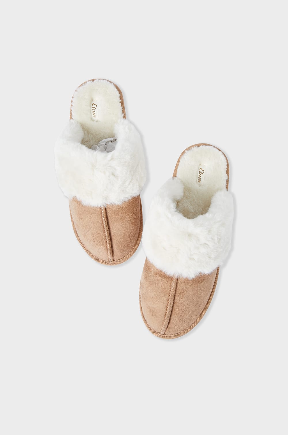 Lined mule slippers;${refinementColor}