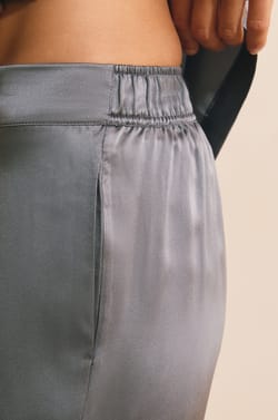 Pantalon de pyjama en soie;${refinementColor}