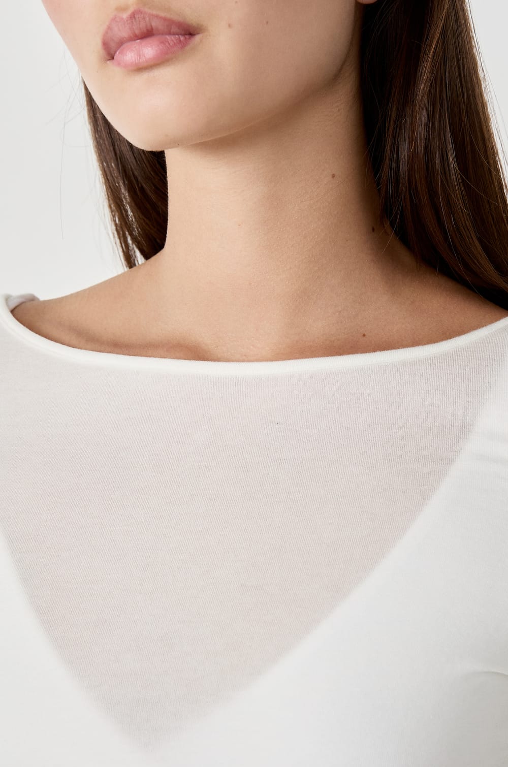 Boat neck T-shirt;${refinementColor}