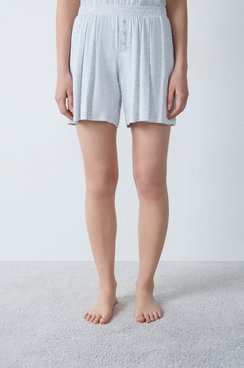 Short de pijama liso;${refinementColor}