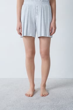 Short de pijama liso;${refinementColor}