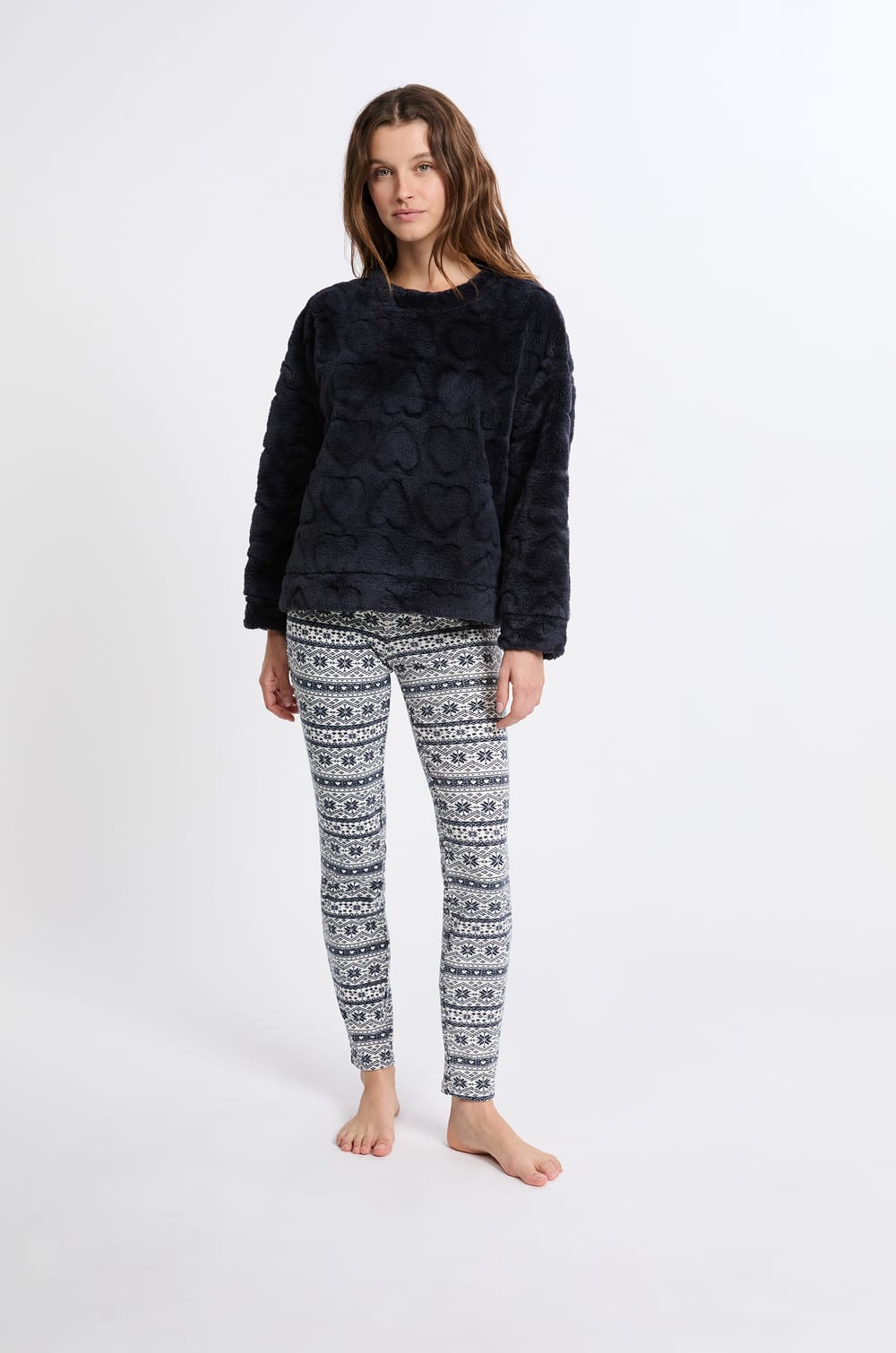 2-Piece Patterned Pajamas;${refinementColor}