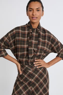 Patterned Cotton Shirt;${refinementColor}