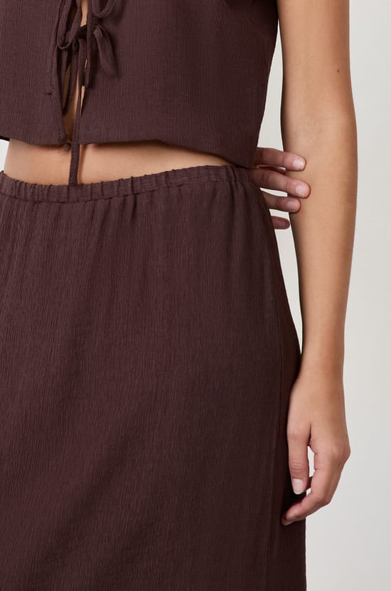 Long Fluid Skirt;${refinementColor}