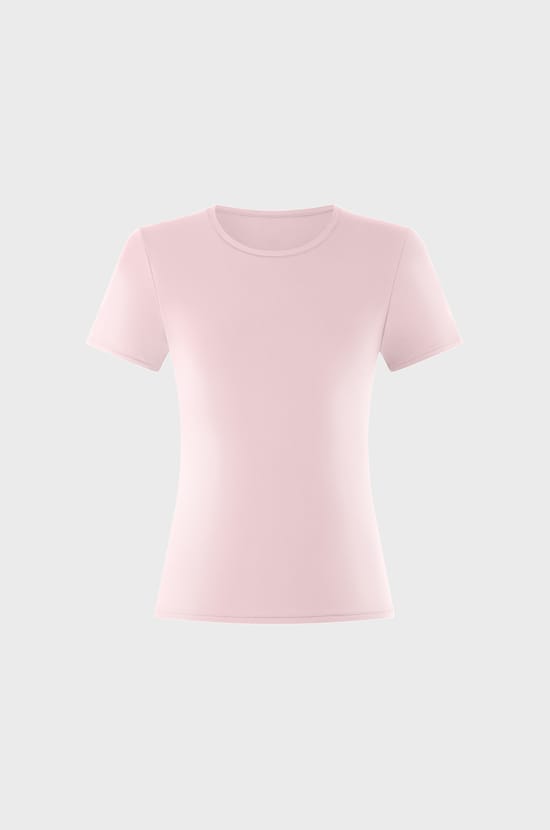 Short-sleeved microfiber T-shirt;${refinementColor}