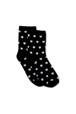 Chaussettes avec coton &agrave; motifs coeurs;${refinementColor}