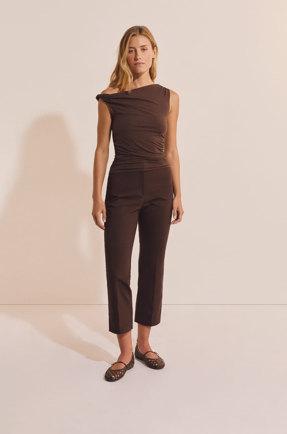 Pantalon avec coton;${refinementColor}