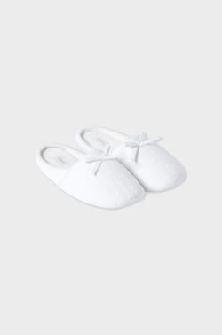 Chaussons mules &agrave; n&oelig;ud;${refinementColor}