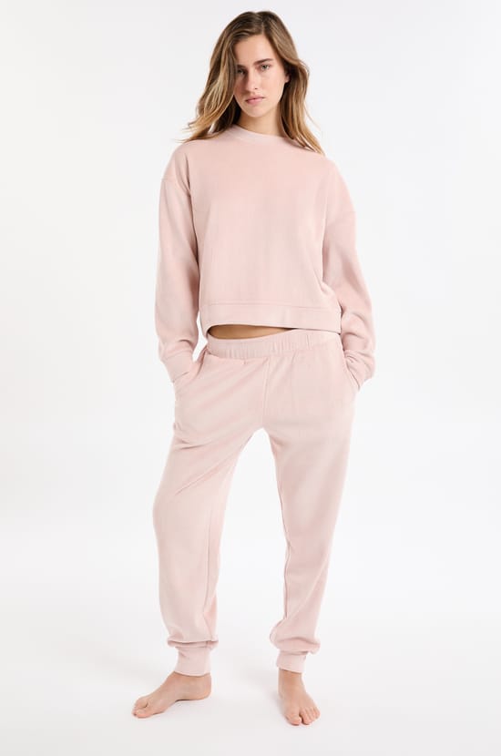 Pyjama-Hose mit elastischem Bund;${refinementColor}