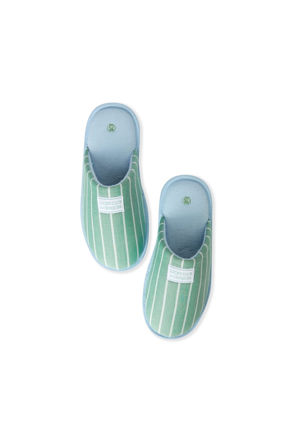 Chaussons mules en coton;${refinementColor}